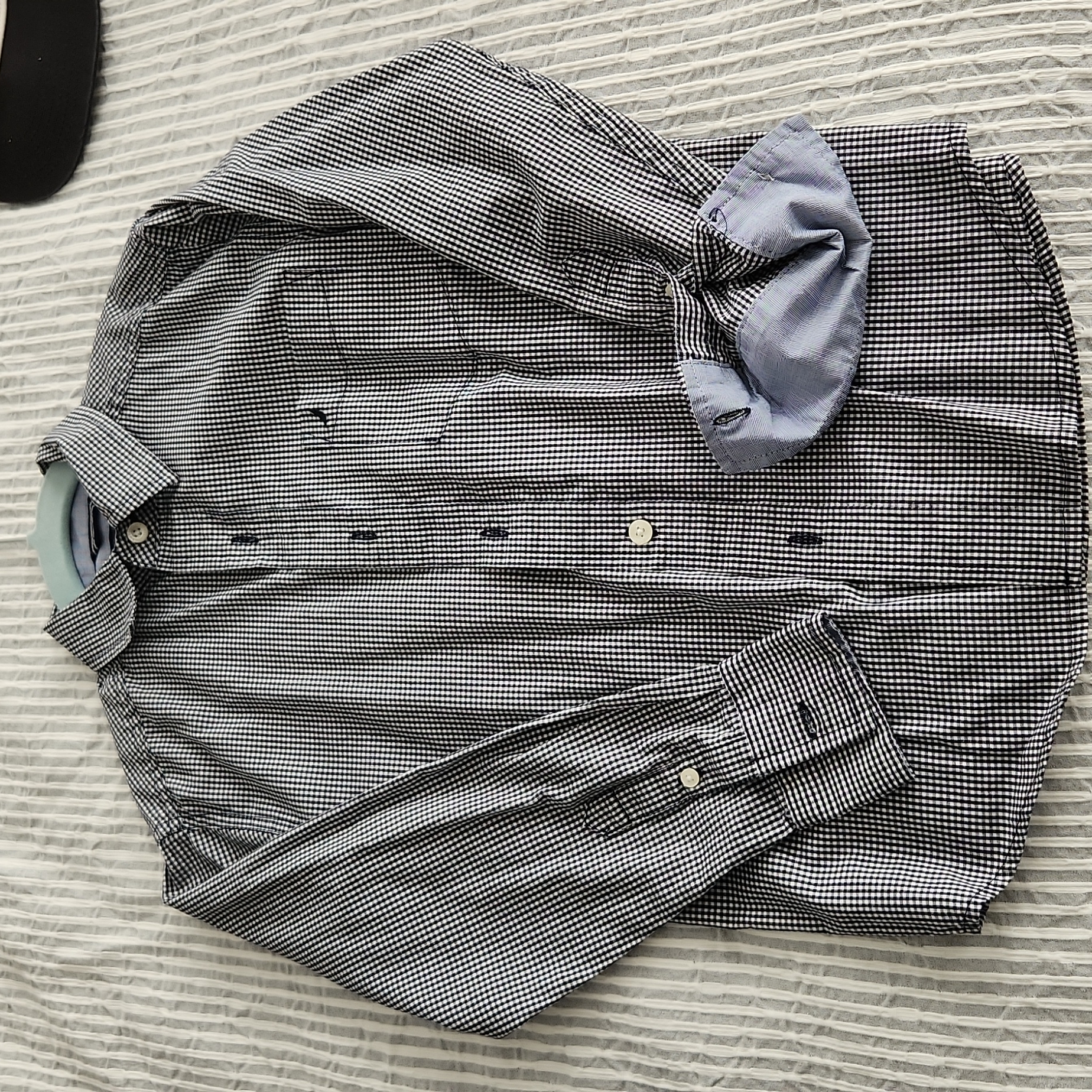 Gingham Button Shirt